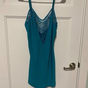 Victoria's Secret slip/nightgown, teal, size Small